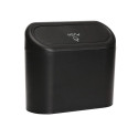 Car rubbish storage bin black