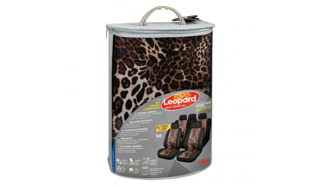 Istmekatete komplekt Leopard, must