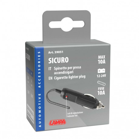 Sigaretisüütaja pistikuga juhe 12V 5A