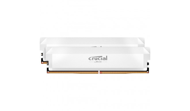 Crucial DDR5 - 64GB - 6000 - CL - 40 (2x 32 GB) dual kit (white, CP2K32G60C40U5W, PRO OC, INTEL XMP,