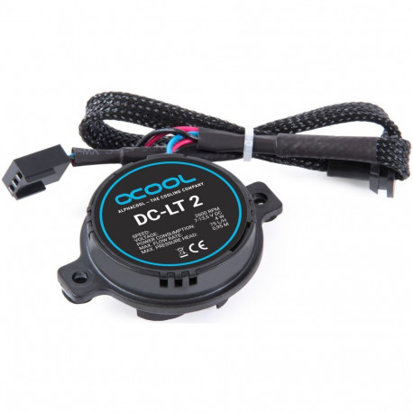 Alphacool DC-LT 2 - 2600rpm Ceramic - 12V DC - (3 phase sine PCB) (black)