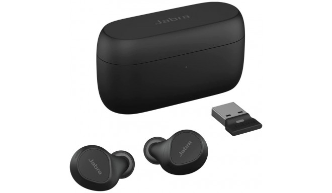 Evolve2 Buds (schwarz, MS, USB-A, Bluetooth)