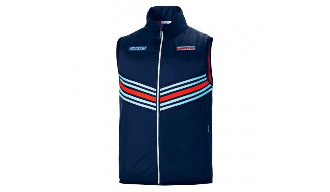 Men's Sports Gilet Sparco Martini Racing Dark blue (XXL)