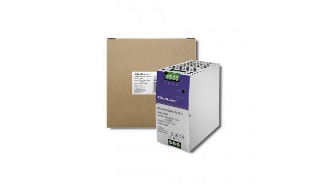 Qoltec Industrial Din Rail Power Supply | 240W | 24V | 10A