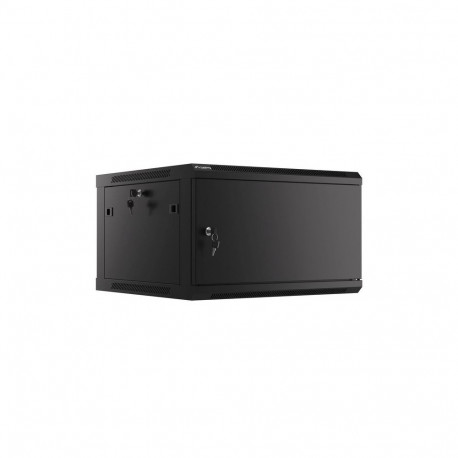 Lanberg WF01-6606-00B rack cabinet 6U Wall mounted rack Black