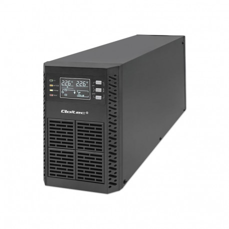 Qoltec 52281 uninterruptible power supply (UPS) Double-conversion (Online) 2 kVA 2000 W 3 AC outlet(