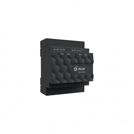 Relay output module (4 outputs) Grenton / DIN rail mounting / TF-Bus