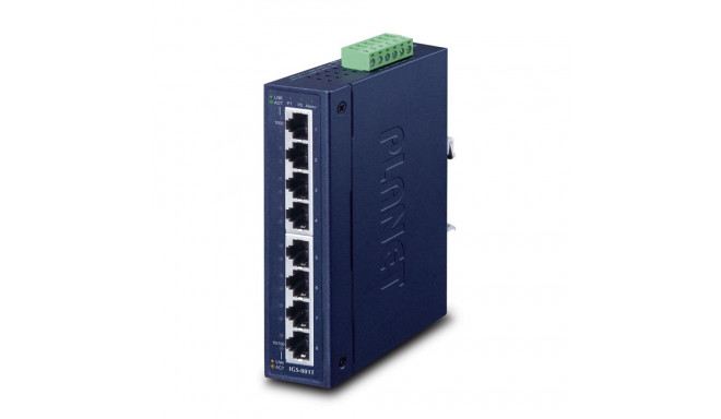 PLANET IGS-801T võrgulüliti haldamata L2 gigabit ethernet (10/100/1000) sinine