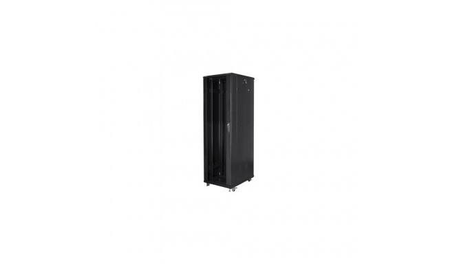 Lanberg FF01-6042-12B rack cabinet 42U Freestanding rack Black