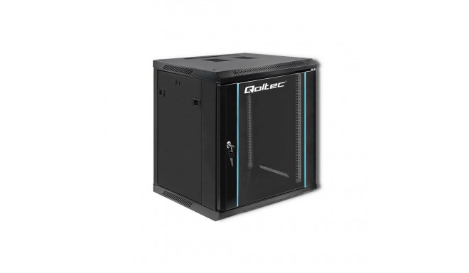 Qoltec 19" RACK kapp 12U 600 x 635 x 600 must riputatav