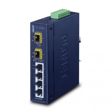 PLANET IGS-620TF võrgulüliti haldamata gigabit ethernet (10/100/1000) sinine