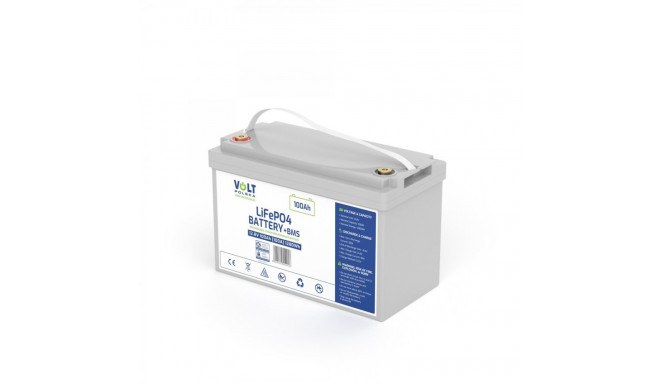 VOLT POLSKA LITHIUM IRON PHOSPHATE LiFePO4 BATTERY 12V 100Ah 100A