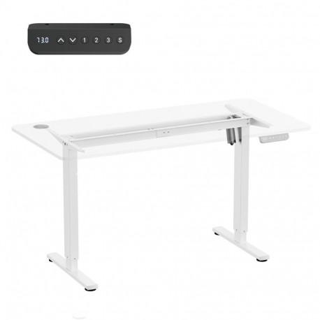 Ergo Office electric adjustable height desk, max height 1160mm, max - 80 kg, without top for standin