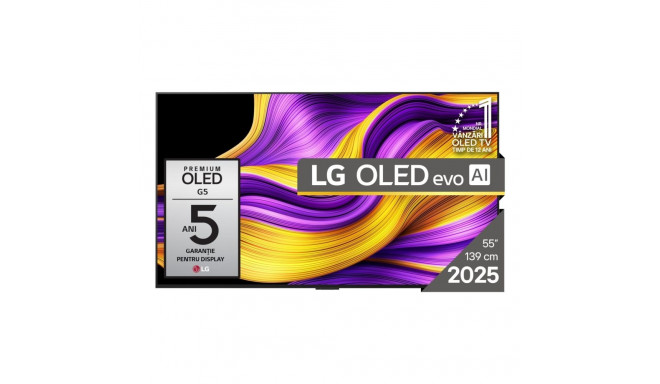 LG OLED evo AI OLED55G51LW teler 139.7 cm (55") 4K Ultra HD nutiteler Wi-Fi must