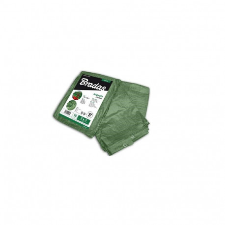 Green tarpaulin 120g 10x10m