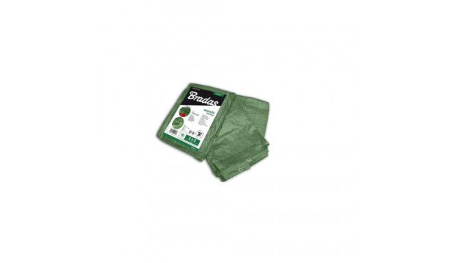 Green tarpaulin 120g 10x10m