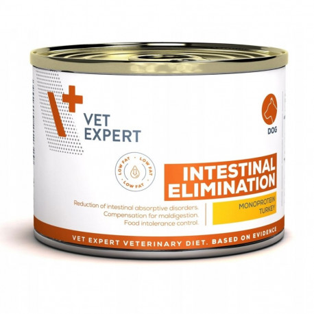 VETEXPERT Intestinal Elimination kalkuniga märg koeratoit - 200g