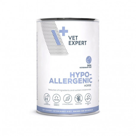 VETEXPERT hüpoallergeenne hobuselihaga märg koeratoit 400g