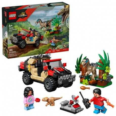 LEGO JURASSIC WORLD 76972 raptori maastikupõgenemine
