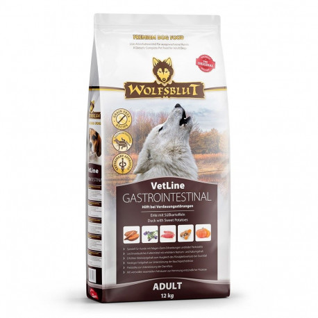 WOLFSBLUT VetLine Gastrointestinal part kuiv koeratoit 12kg