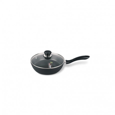 Maestro MR-1205-28 Frying pan with lid, 28 cm, black