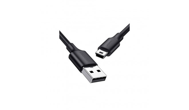 Ugreen USB kaabel – mini USB 480 Mbps 3 m US132 (must)
