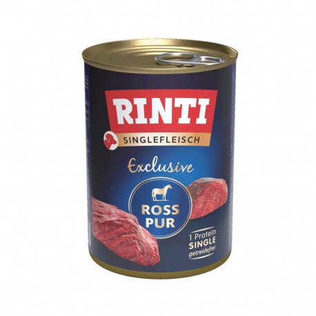 RINTI Singlefleisch Exclusive Horse - wet dog food - 400g