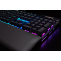 Corsair K100 RGB mänguklaviatuur, Corsair OPX, RGB LED - must