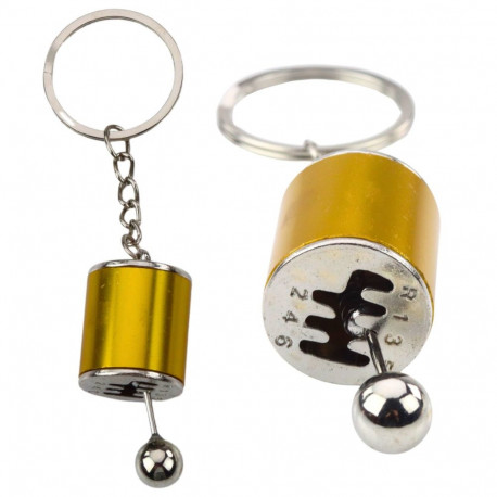 metallist võtmehoidja liigutatav käigukast kuldne