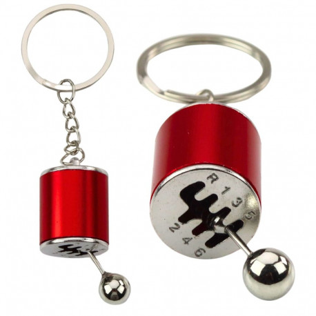 metallist võtmehoidja liigutatav käigukast punane