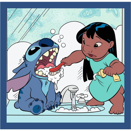 Trefl pusle 34896 3 ühes (20, 36, 50) Disney Lilo ja Stitch, aeg koos Stitchiga