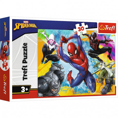 Puzzle - 30 - Kolory Spider-Man'a - Disney Marvel Spiderman - Trefl 18307