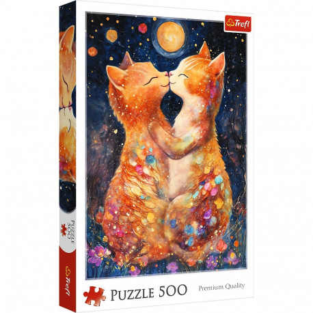 Puzzle - 500 - suudlus kuuvalguses - Trefl 37546