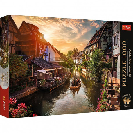 Puzzle - 1000 Premium Plus - väike Veneetsia Colmaris - Prantsusmaa - Trefl 10816