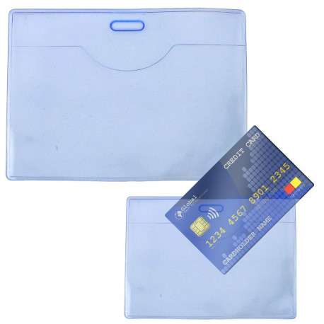 elastsed läbipaistvad sinised identifikaatoriümbrised 20 tk