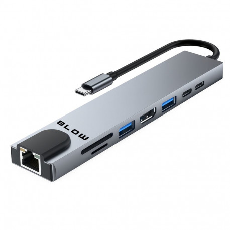 86-077# usb-c jaotur rj45 + hdmi 100w k-08