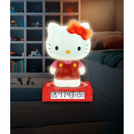 3D äratuskell-lamp Hello Kitty