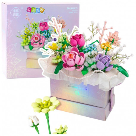 Konstruktorikomplekt karbis lilleline lilla LED 706 tk