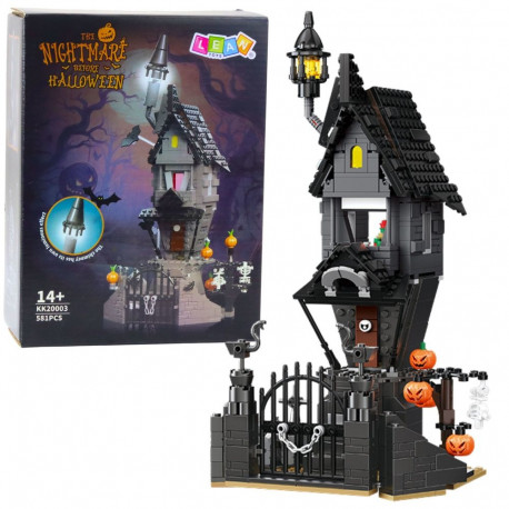 Klocki Konstrukcyjne Dom Strachu Halloween Wieża 581 el.