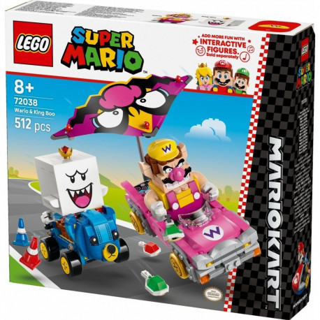 Klocki super mario 72038 mario kart – Wario ja King Boo