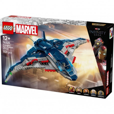 Klocki super heroes 76325 avengers czas ultrona quinjet