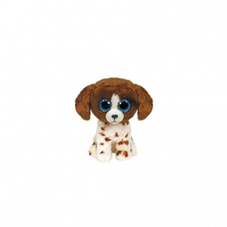 Maskotka ty beanie boos pies brązowo-biały - muddles 15 cm