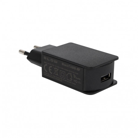 76-032# Ładowarka sieciowa gniazdo usb 2a czarna