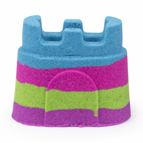 Piasek kinetyczny kinetic sand mini tęczowy zamek