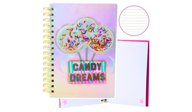 Zeszyt Notatnik W Linie Candy Dreams Cukierki Holograficzny A5 90 Kartek