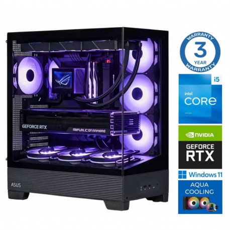INTOP AQUA i5-14400F 16GB DDR5 1TB SSD M.2 NVME+2TB RTX5050 8GB WIN11Pro