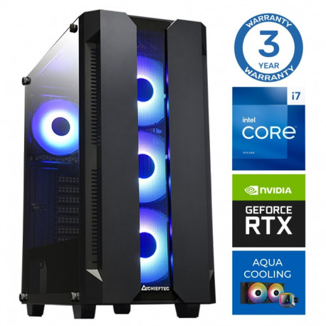 INTOP AQUA i7-14700F 16GB DDR5 1TB SSD M.2 NVME RTX5050 8GB no-OS