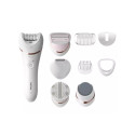 Philips Satinelle Advanced Wet & Dry epilator BRE740/10 For legs and body  Cordless  9 accessories