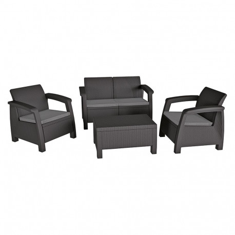 Garden furniture set Bahamas Set grey 7290106930476