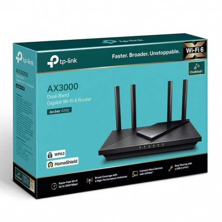 TP-Link ruuter Archer AX55 AX3000 Dual-Band Wi-Fi 6